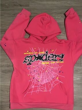 Pink Spider Hoodie